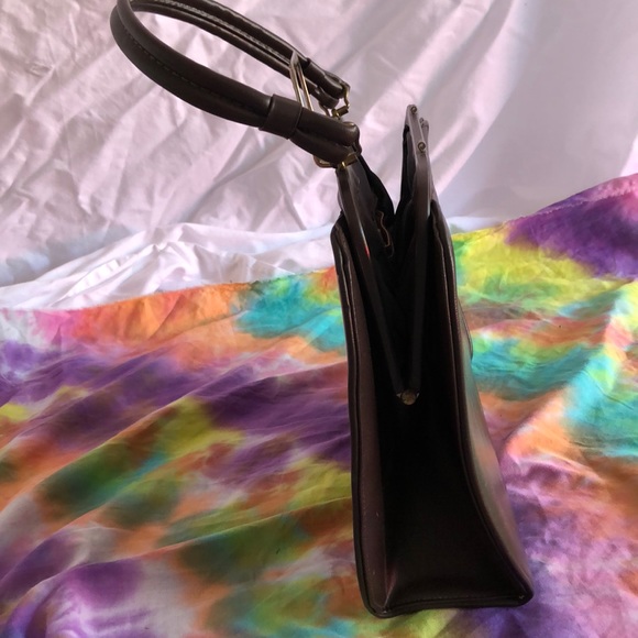 Vintage 70s Vinyl Handbag - Picture 3 of 3